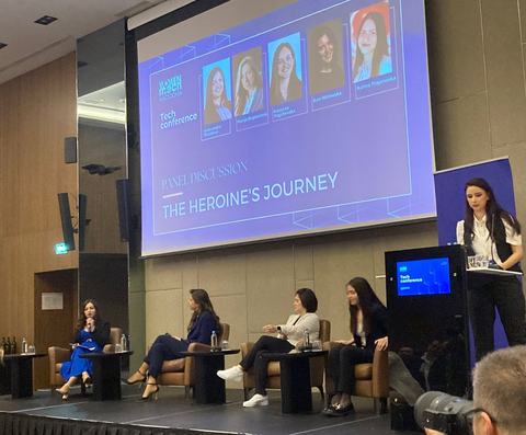 Silvija Gelevski motivating women in tech toward leadership.